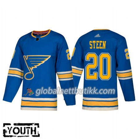 St. Louis Blues Hockeydrakt Alexander Steen 20 Alternate 2018-2019 Adidas Authentic - Barn